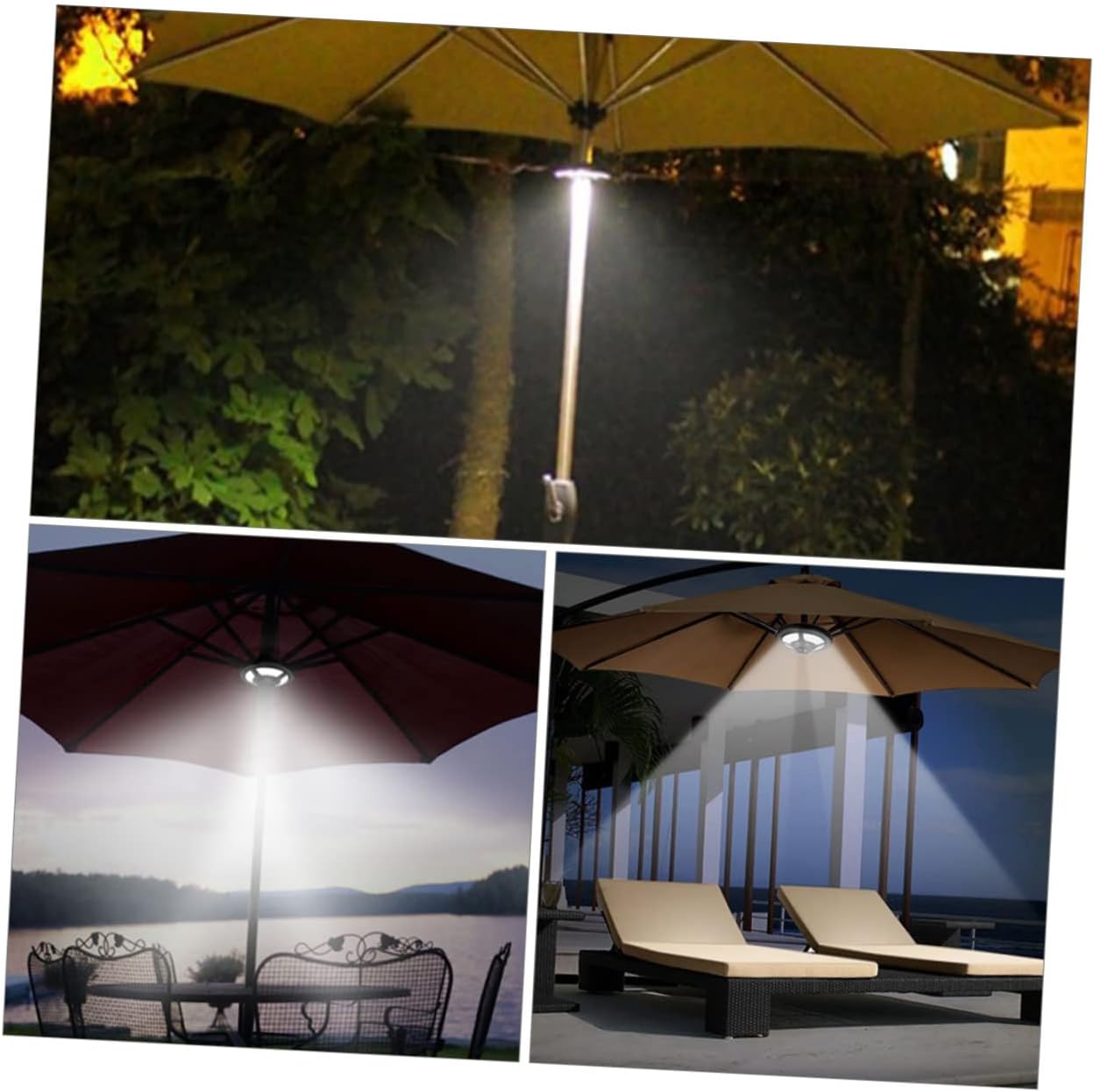 POPETPOP 1Pc LED Camping Lamp Multi Functional Umbrella Light for Outdoor Use for Tents and Night Activities Durable and Wear Resistant Design for Safety