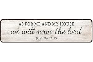 As for Me and My House We Will Serve the Lord Tin...