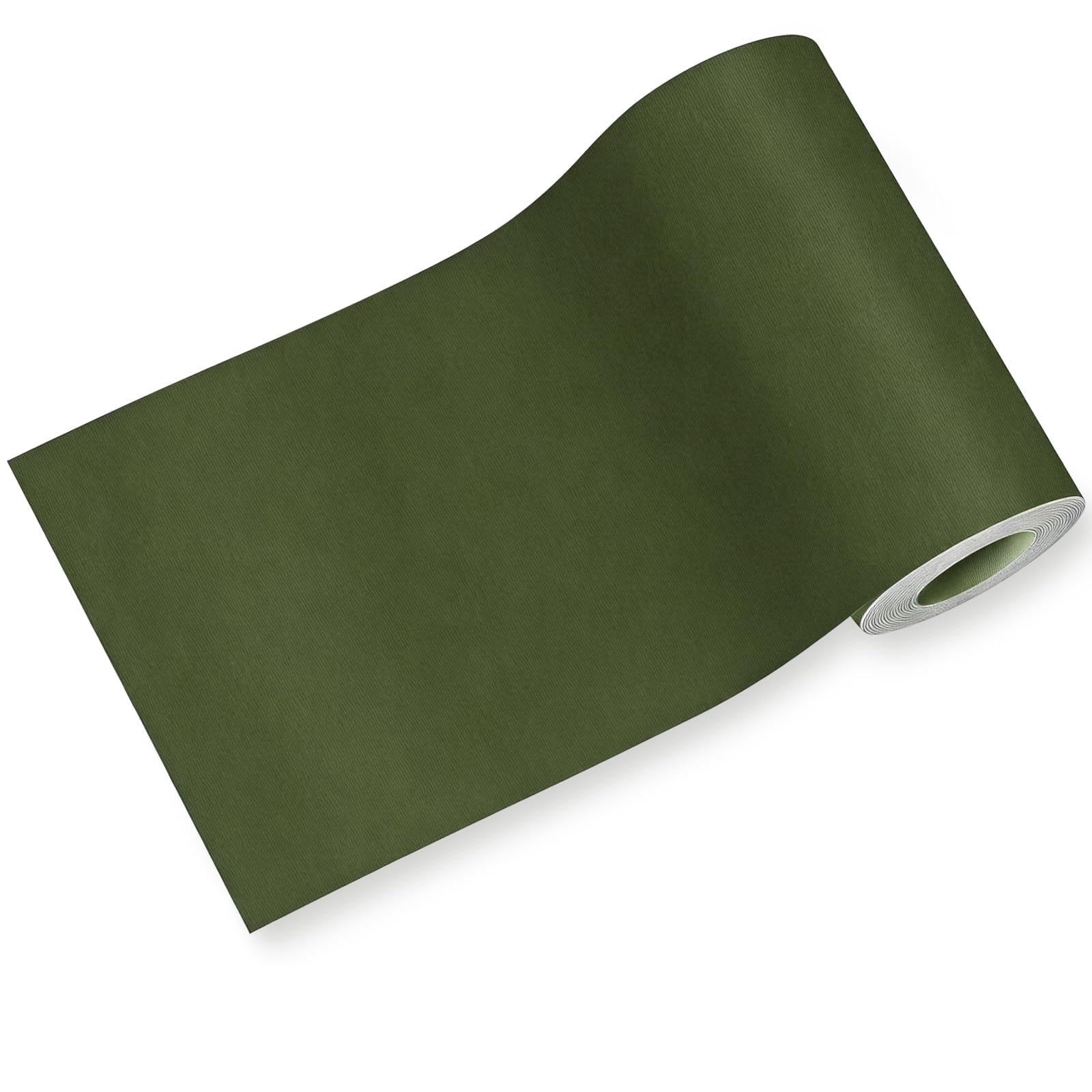 Nylon Fabric Patch Self-Adhesive Waterproof Tent Repair Tape (200cm x 10cm), Fabric Repair Tape for Umbrella, Down Jackets, Sleeping Bag, Knapsack Upholstery,Tear-Cold-Heat-Resistant (Green)
