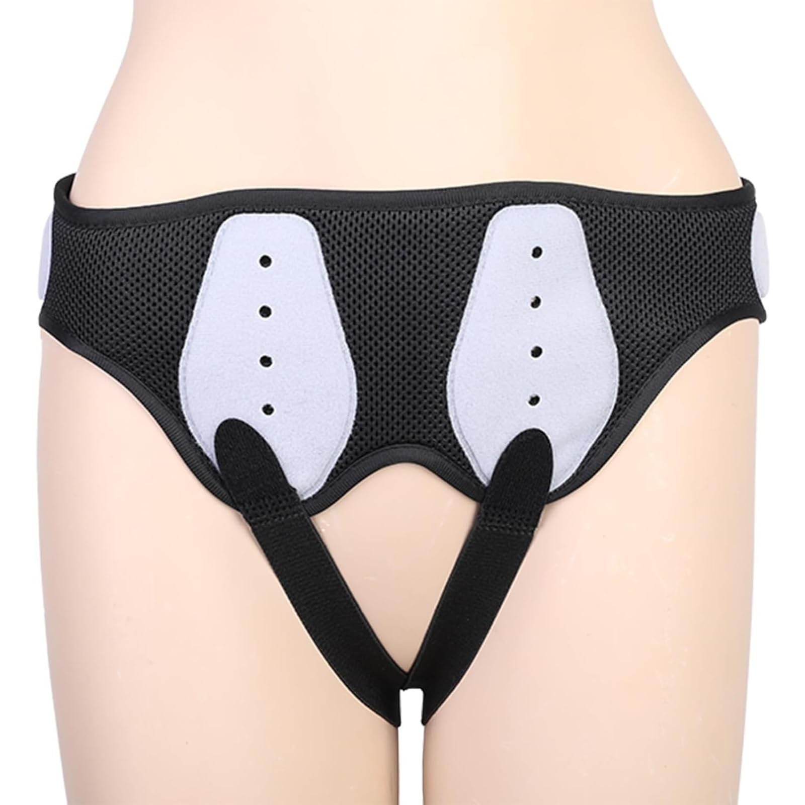 Cintura for Ernia Inguinale for Uomo e Donna, Tutore Regolabile con 2 Cuscinetti Compressivi, Supporto Traspirante for Post-operatorio e Sollievo dal Dolore Inguinale(Bilateral65-75cm)