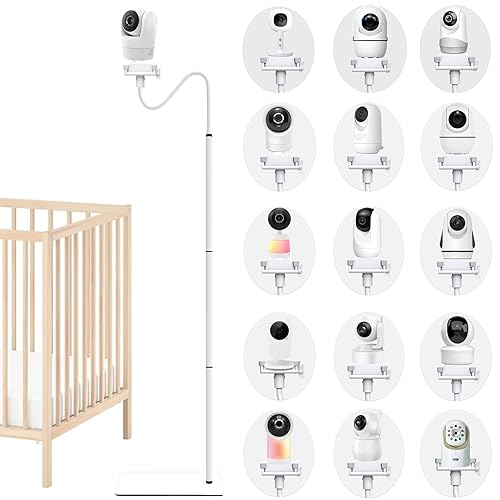 Soporte para cámara de monitor de bebé compatible con VTechHelloBabyNanit ProIMomcozyiFamilyOKAIDIBlemilMotorolaLeapfrog nooie IPC100Óptica