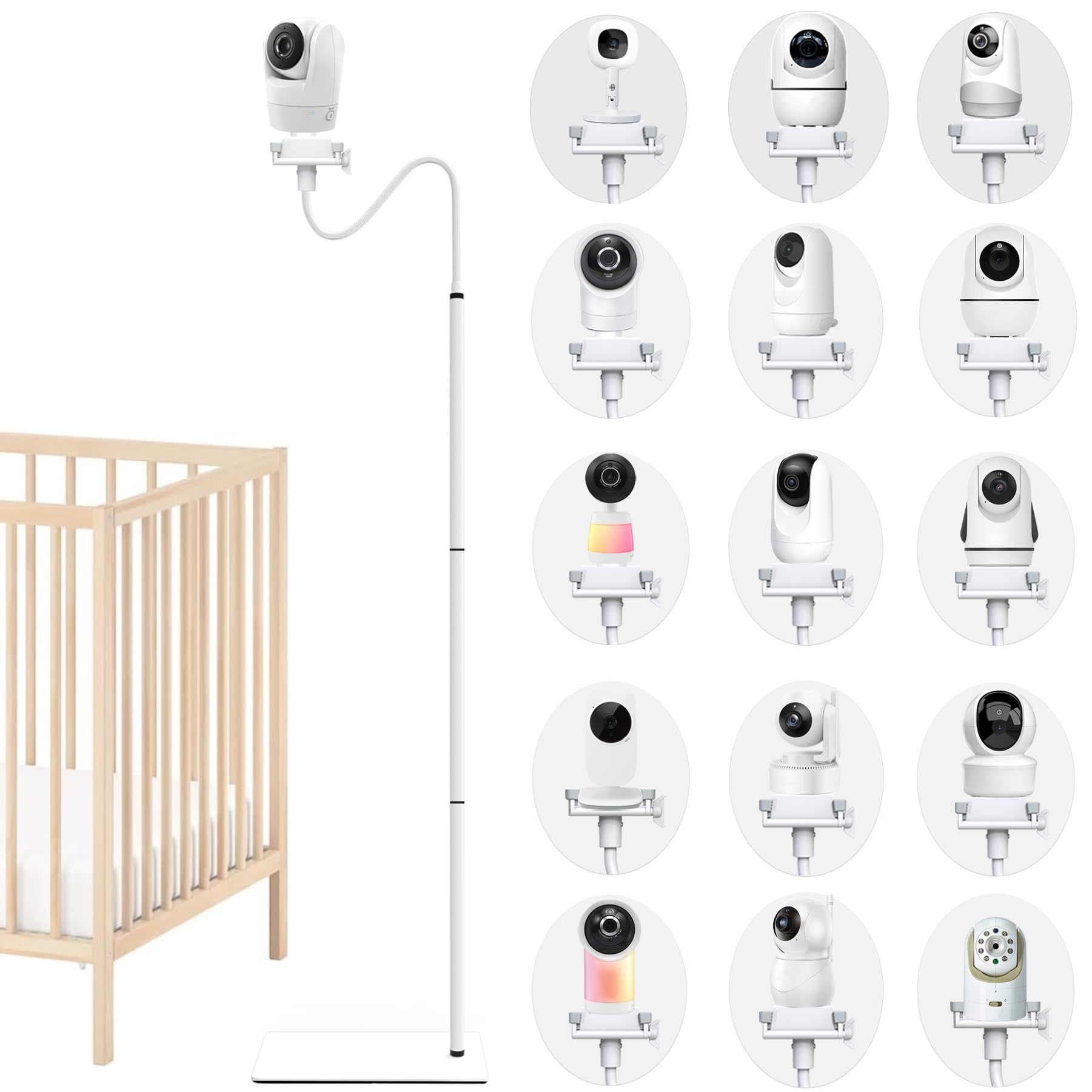 Amazon.com: Derebir Baby Monitor Camera Floor Stand Holder Mount