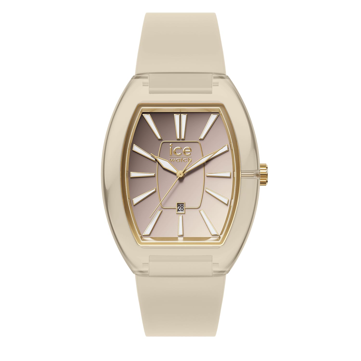 Ice-Watch - ICE boliday Dome Almond skin sunset - Women's wristwatch with silicon strap - 024039 (Small)