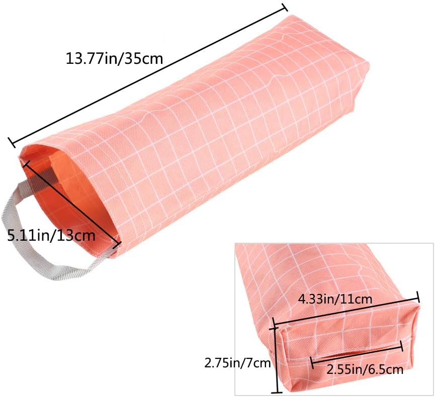 Plastic Bag Holder KINDPMA 2 Pcs Watertight Wall Mount Grocery Bag Holder for Plastic Bags Dispenser Hanging Folding Trash Garbage Bag Organizer for Kitchen Bathroom Laundry
