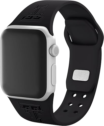 Miniatura 2 de AFFINITY BANDS Texas Tech Red Raiders - Correa deportiva de silicona grabada compatible con Apple Watch