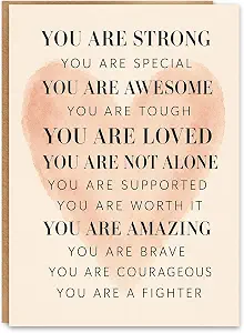 Encouragement Cards for Women and Men, Positive Affirmation Card