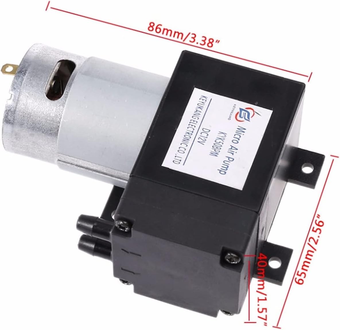 Mini Submersible Portable Electric Water Pump 12V Mini Vacuum Pump 8L/min High Pressure Suction Diaphragm Pumps With Holder