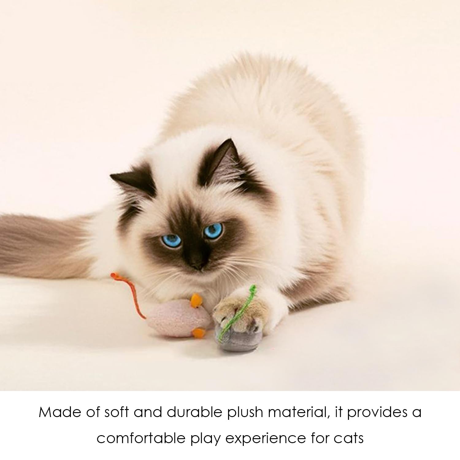 9 Piezas Formadas por Ratón, Juguetes De Peluche Simulados, Juguetes Interiores De Gatos, Suministros De Yeso De Dientes De Gato Y Partos De Gatos.