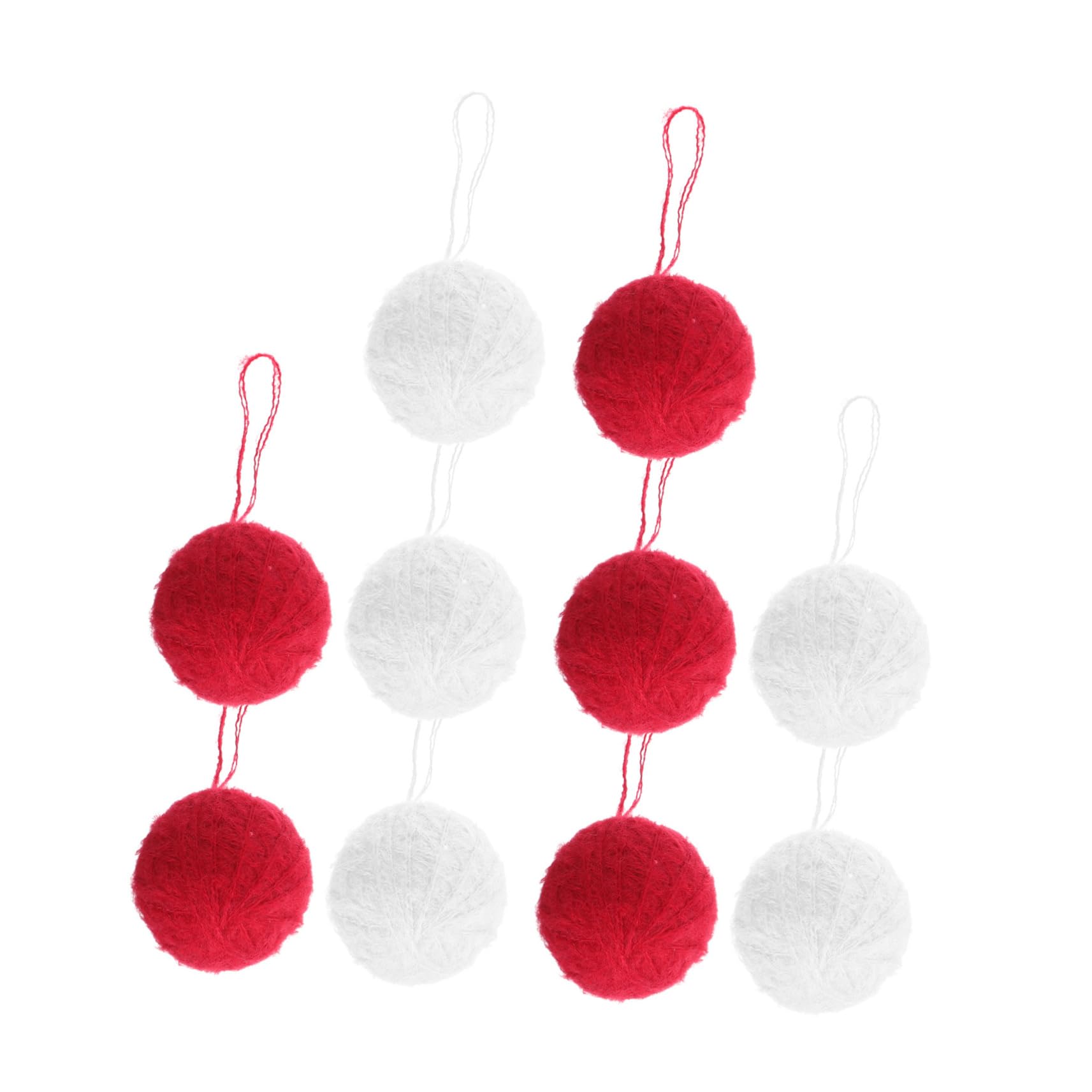 Alipis 5 Sätze Weihnachtsschmuck Aus Wollknäueln Weihnachtsdekoration Weihnachtsdekoration Weihnachtsschmuck Für Den Weihnachtsbaum Süße Raumdekoration 10 Stück * 5