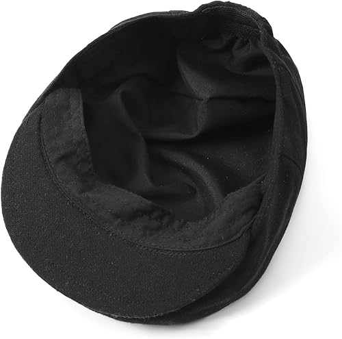 Miniatura 4 de A&J DESIGN Gorra de conductor para bebé, niño pequeño, 2 piezas, gorro de periódico y pajarita (3 meses a 8 años)