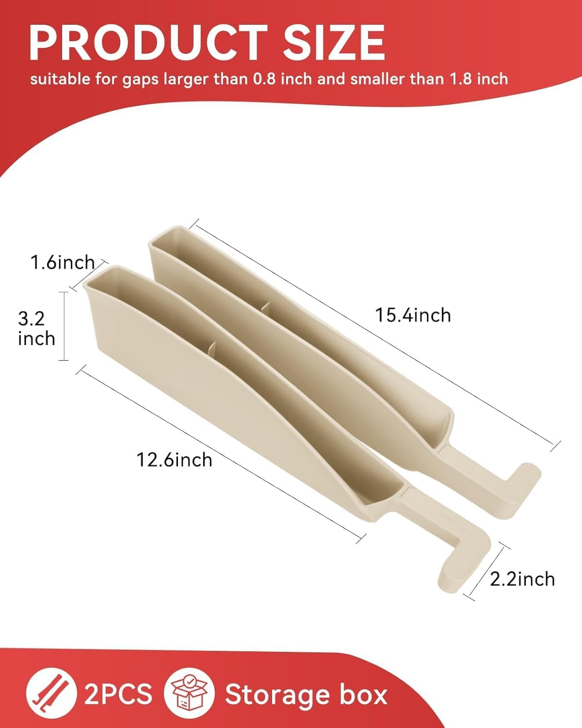 Car Seat Gap Filler, Seat Gap Organizer with Phone Holder, Car Seat Accessories, Car Organizer Fit Car SUV Truck, 2PCS Seat Gap Filler and 1 Pack Sunglass Holder Black