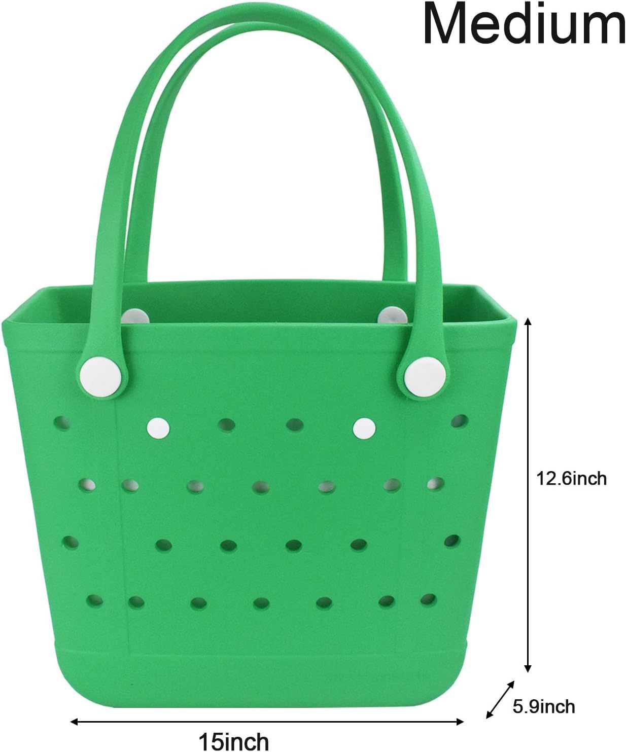 X Large Beach Bag, Oversized Rubber Beach Bag, Washable Open Tote Bag Durable Tote Travel Bags - Image 4