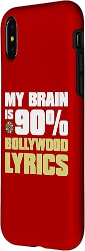 Miniatura 2 de iPhone XXS Bollywood - India- Mi cerebro es 90% Bollywood lyrics Case