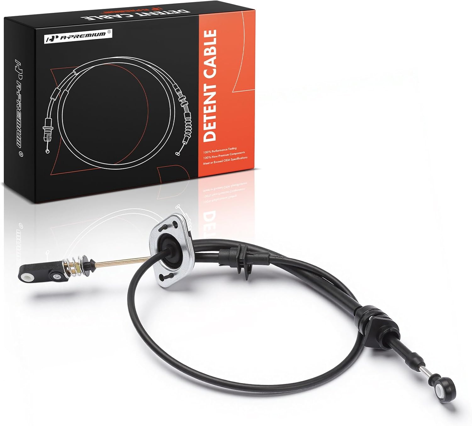 A-Premium 46.65 inch Automatic Transmission Shifter Cable Compatible with Jeep JK Series Wrangler 2007 2008 2009 2010