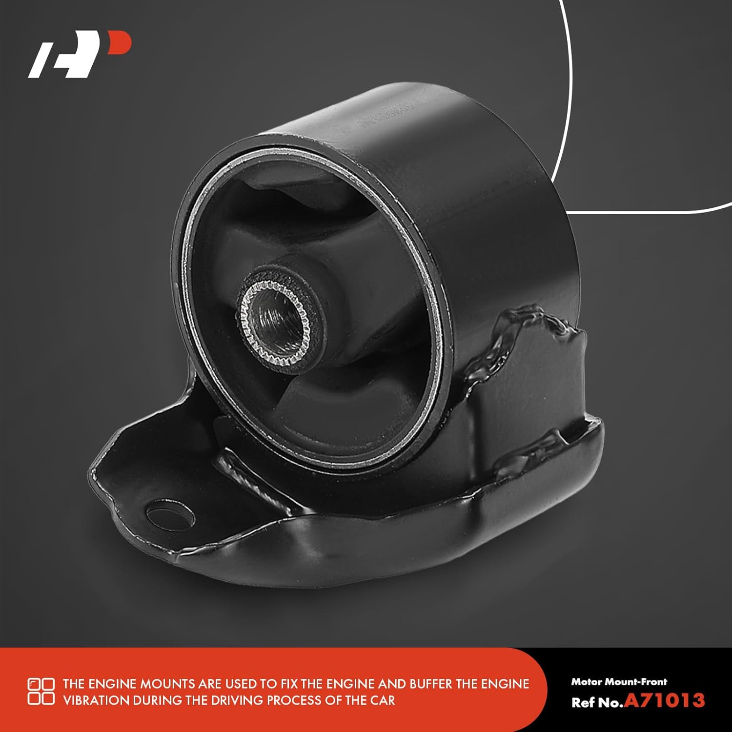 A-Premium 2PCS Front Engine Motor Mount Kit Compatible with Kia Forte 2010-2013, Forte Koup 2010-2013, Forte5 2012-2013, Automatic Transmission