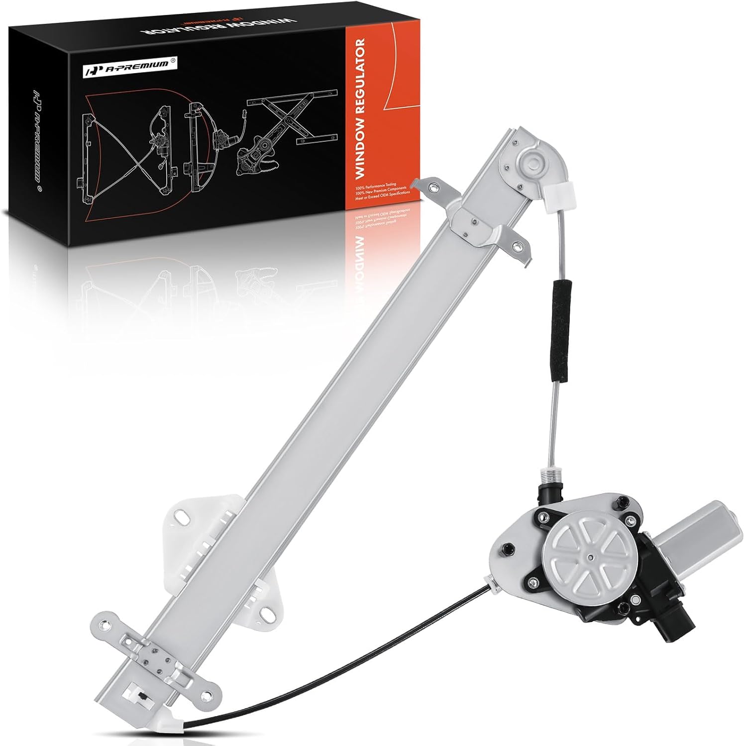 A-Premium Power Window Regulator with Motor Compatible with Legacy Outback 2010-2014 Front Driver Side with Anti-Pinch Function