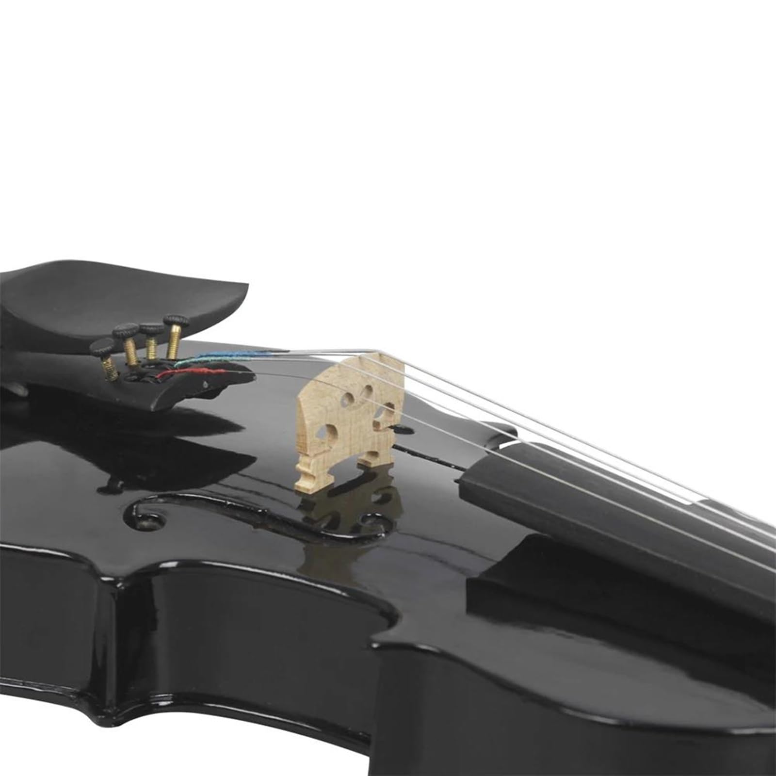 Kit Di Violino Professionale Violino Acustico In Legno Massello Per Strumento A Corda Di Violino Nero 1/8 Con Scatola Di Accessori Per Strumenti Musicali
