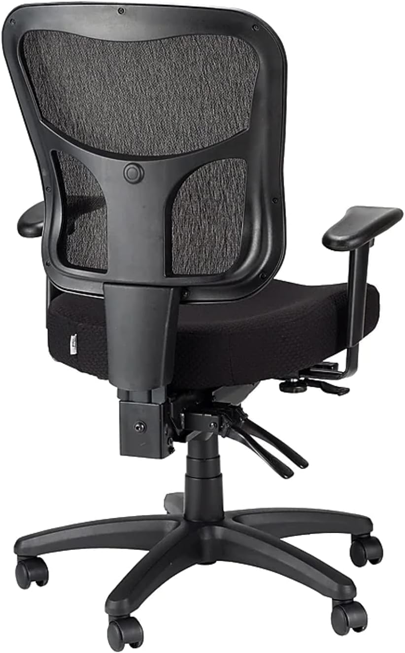 Tempur-Pedic TP8000C Ergonomic Mesh Swivel Task Chair with Tempur Material, Cooling Gel Layer, Black