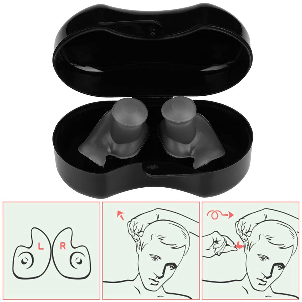 Lot De 6 Bouchons D'oreille Anti-bruit En Silicone Réutilisables - Neuf Pour Natation, Travail, Sommeil