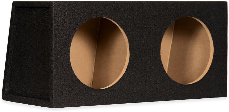 10D Sealed Dual 10" Car Box Speaker Enclosure Cabinet for Car Truck SUV