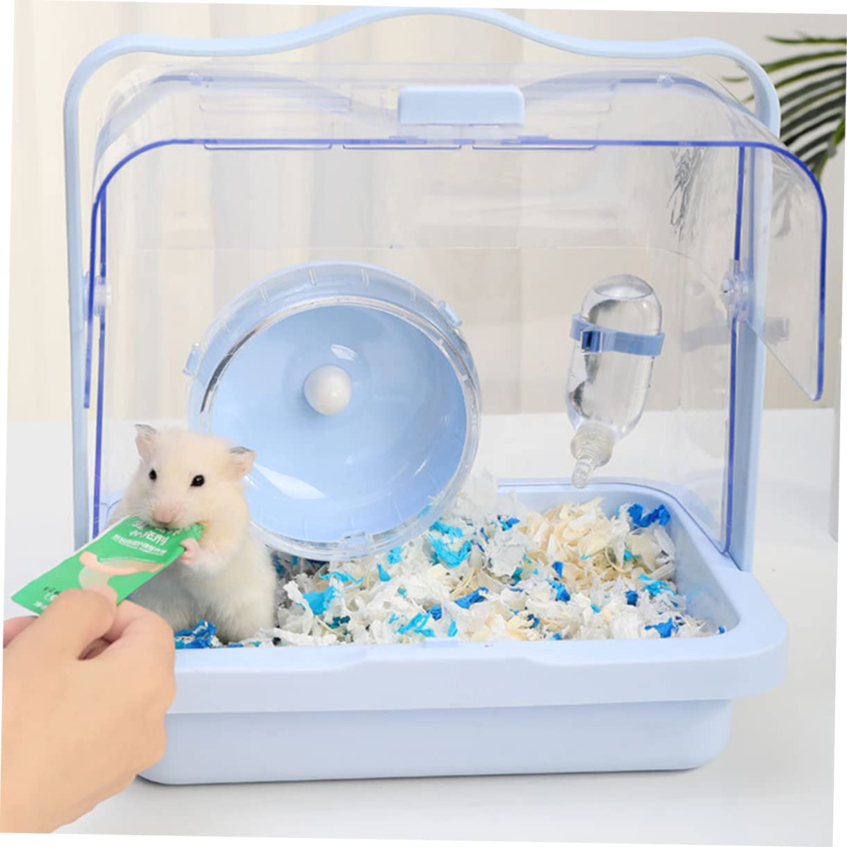 YARNOW Cage pour Hamster Étui Portable pour Animaux De Compagnie Étui De Transport pour Petits Animaux