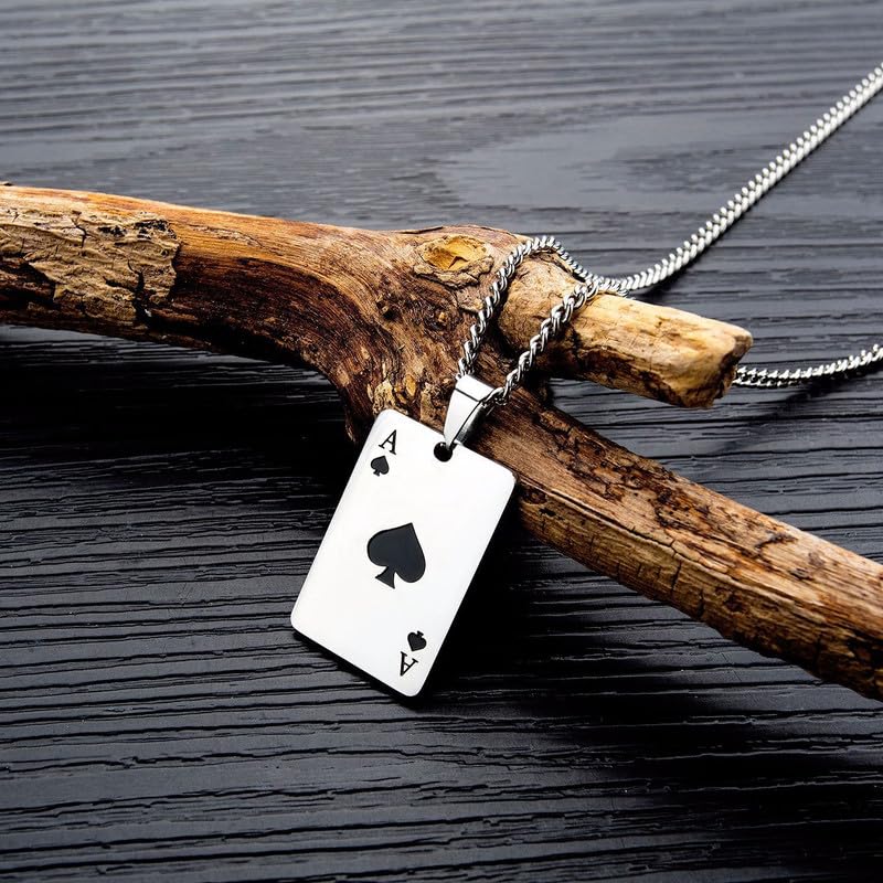 Image of SALTY ALPHA Anti Tarnish Stainless Steel Locket Neck Chain for Men | Stylish Pendant Necklace | Jewellery Accessories for Boys | Minimal Jewelry | Gifts for Boyfriend & Husband | Gift for Diwali, Christmas, Marriage, Birthday, Rakhi