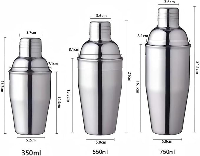 Coctelera de Acero Inoxidable 350 ml - Herramienta de Bar miniatura 2