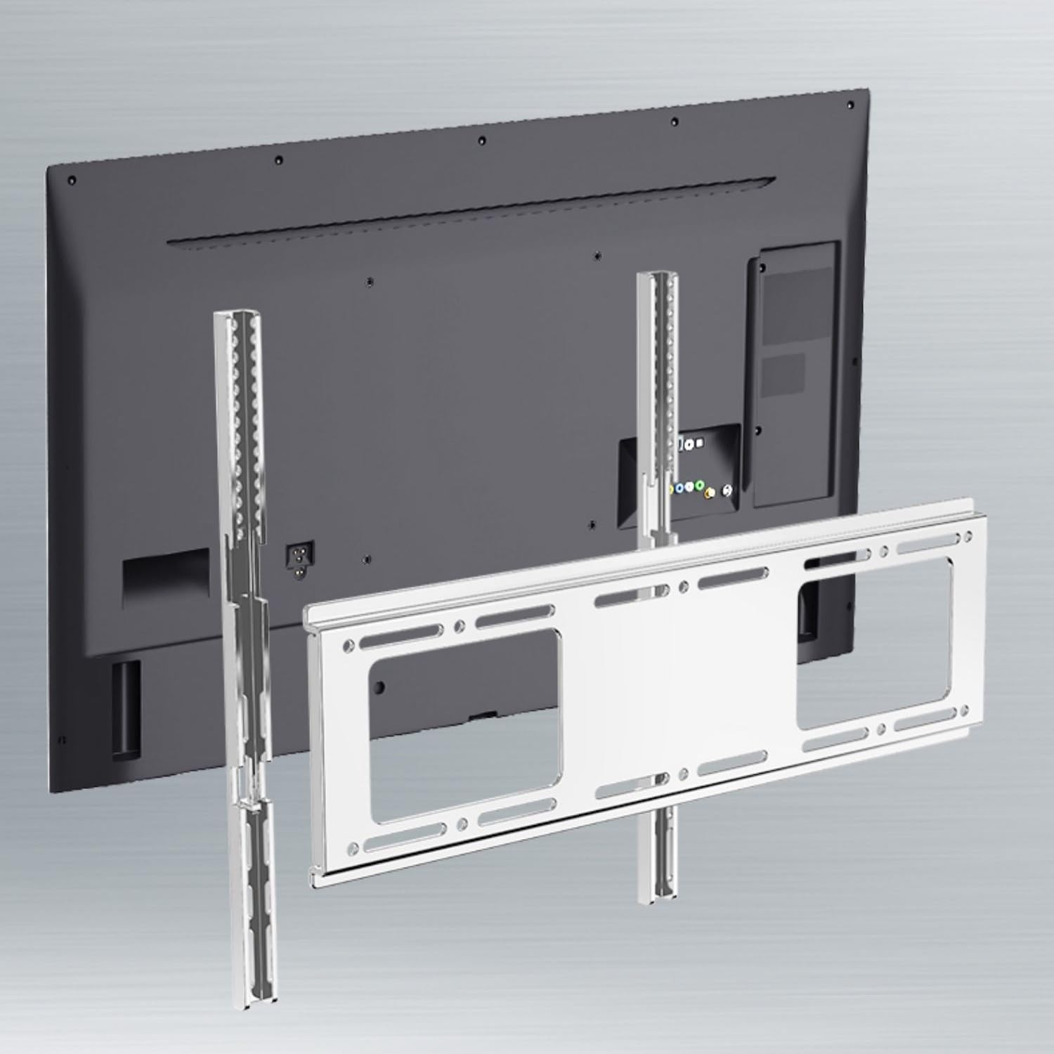 Supporto TV Supporto TV Universale Supporto TV a Parete in Acciaio Inox Adatto per TV da 32 Pollici a 70 Pollici o 90 Pollici,One Color 32 70in