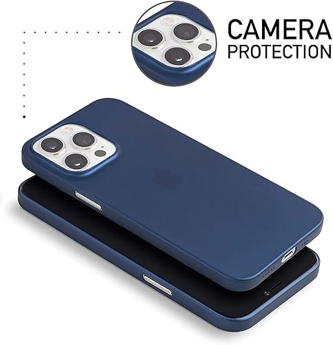 Miniatura 3 de totallee Funda delgada para iPhone 13 Pro, la cubierta más delgada y minimalista para Apple iPhone 13 Pro (2021) (azul marino)
