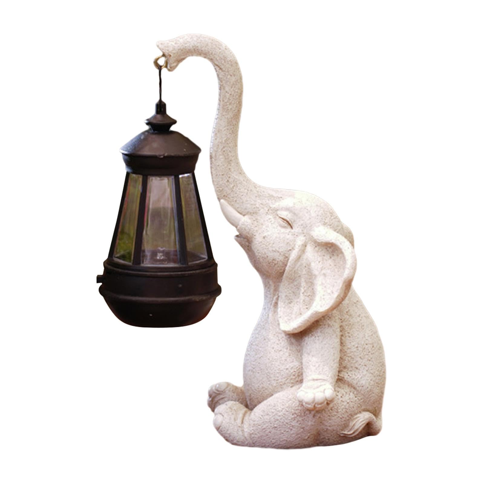 Lampe éléphant solaire pour illuminer vos soirées de jardin et terrasses