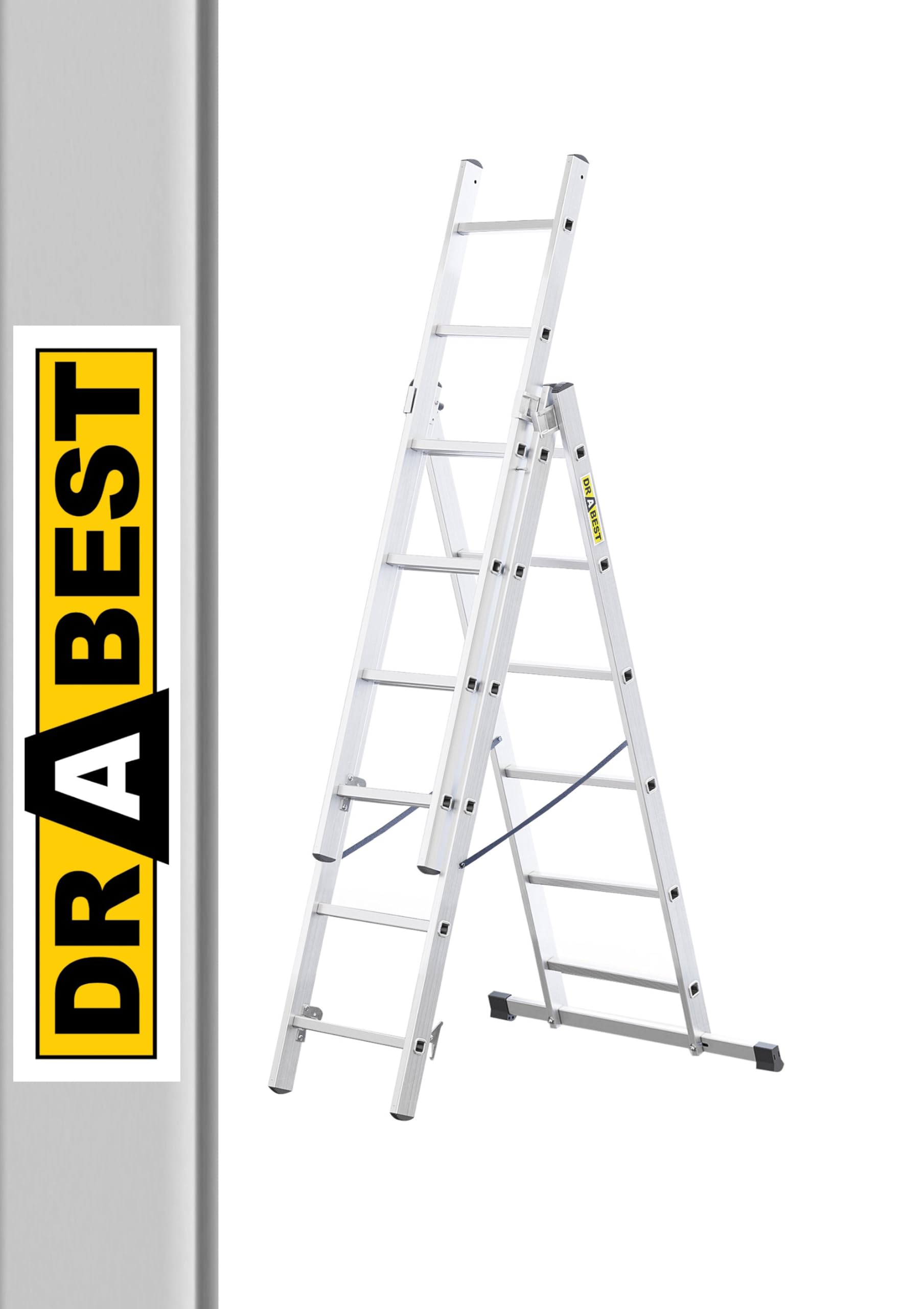 Drabest 3x6 Extension Ladder - 8.0kg
