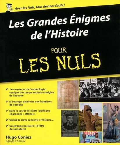 FIRST - Les Grandes Enigmes de l'Histoire pour les Nuls - -20%
