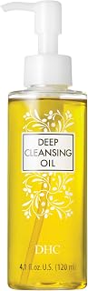 DHC Deep Cleansing Oil Medium 4.1oz | Pore-Cleansing Makeup Remover, Residue-Free for All Skin Types