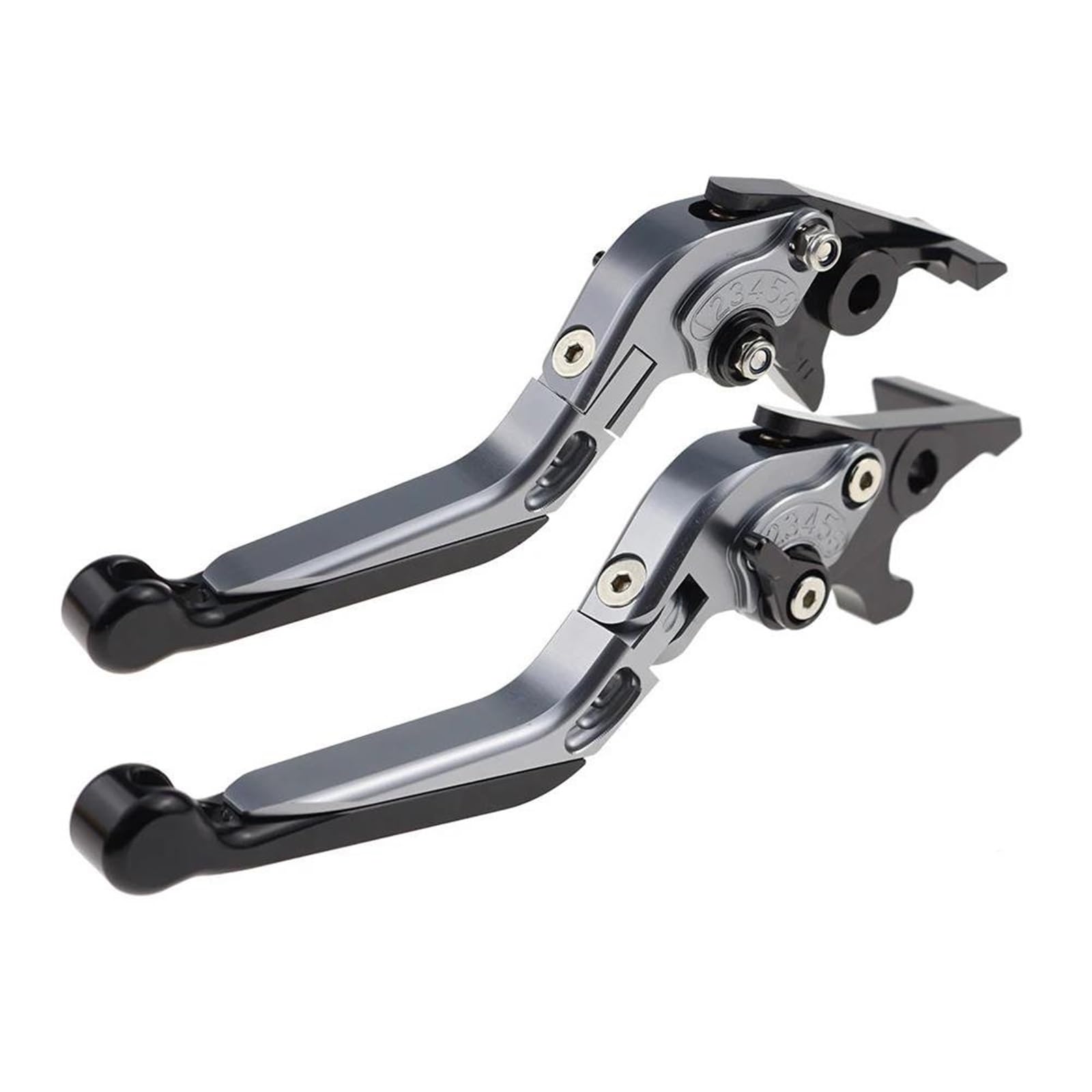 Frizione Ricambi Per Moto Leve Freno Frizione Pivotanti Regolabili Per KAWASAKI Z400 Z 400 2013-2018 2017 2016 2015 2014(Grey)