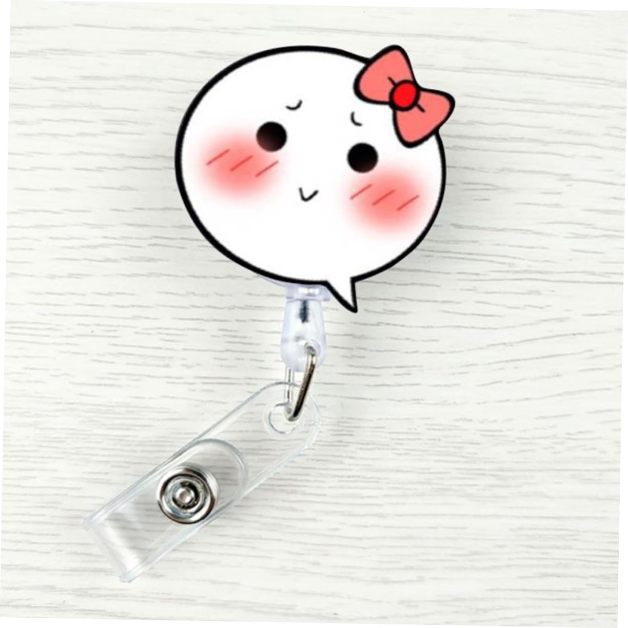Lurrose 24pezzi Portabadge Retrattile Clip Girevole Holder Per Badge e Facile Per Uffici Scuole e