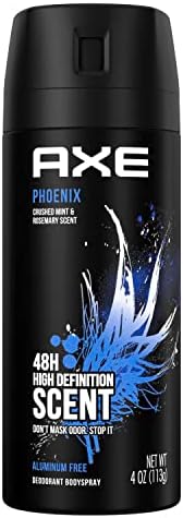 AXE Body Spray Deodorant Phoenix for Long Lasting Odor Protection Deodorant for Men Formulated Without Aluminum 4.0 oz