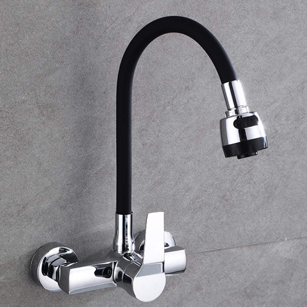 Robinet mural de cuisine lavabo d'évier et piscine à lessive avec ressort amovible