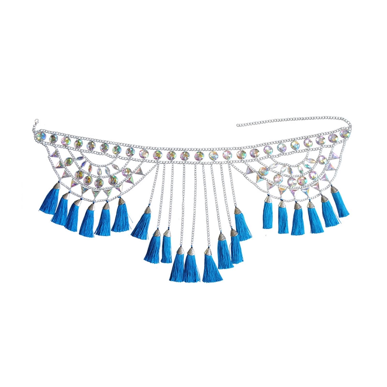 Cadena de vientre ajustable de 122 cm para realzar vestidos y vaqueros 8