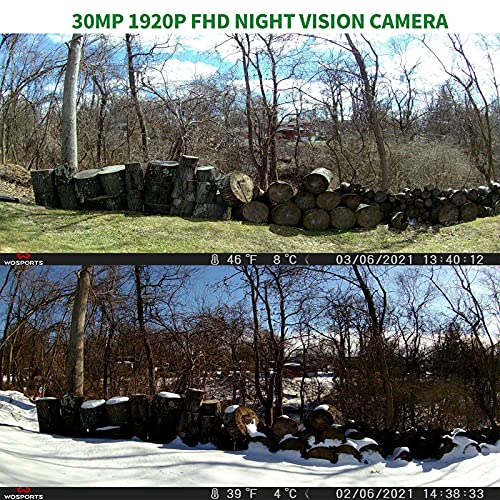 Trail Camera,30Mp 1920P Fhd 0.2S Trigger Motion Activated,Game Hunting Camera With Night Vision Ip66 Waterproof 2.0''Lcd 120°Wide Camera Lens For Outdoor Scouting Wildlife Monitoring Home Security #TOP1