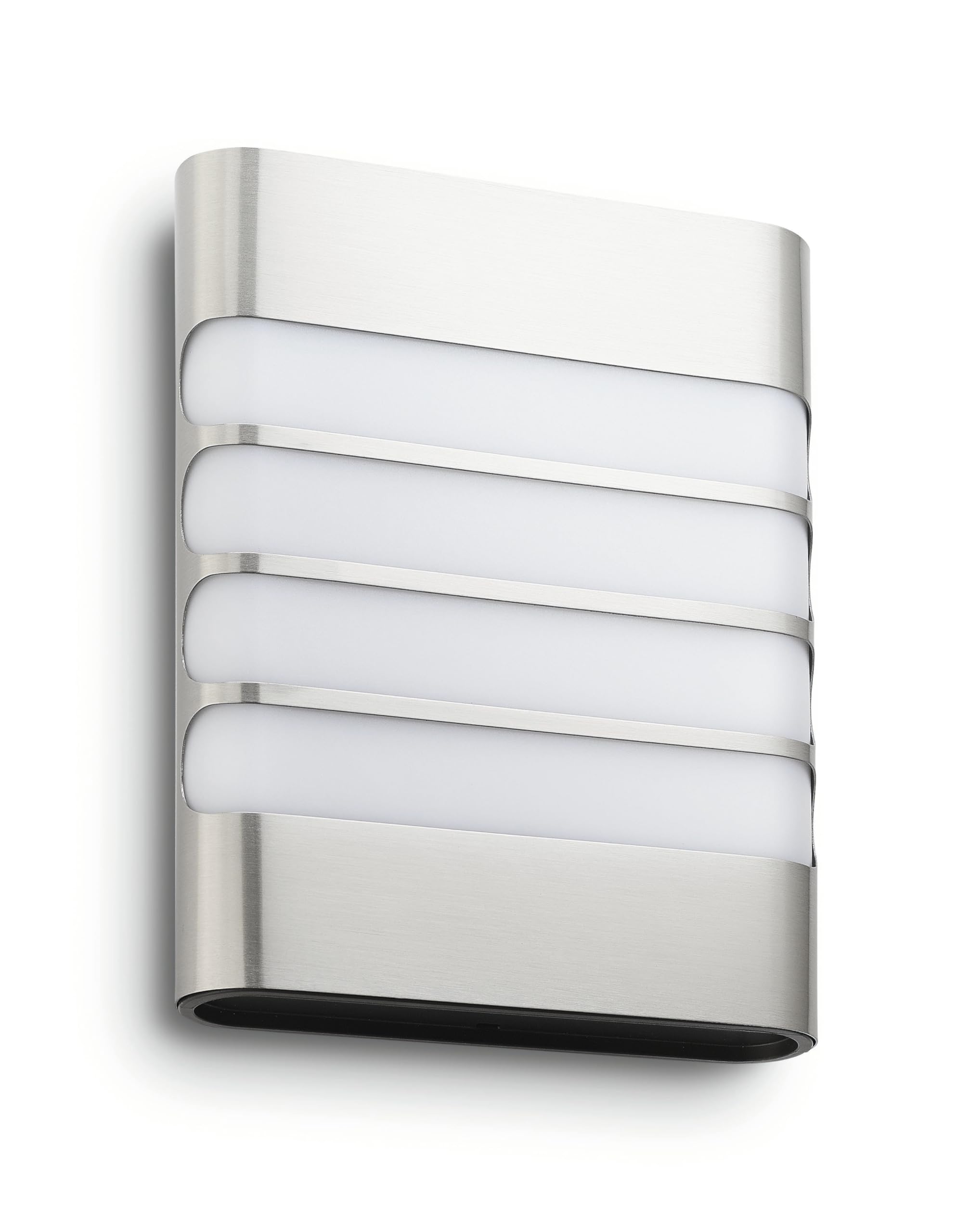 Philips myGarden Raccoon - Aplique, iluminación exterior, sin sensor de movimiento, LED, luz blanca cálida, IP44, color gris
