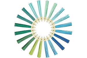 PH PandaHall Suede Keychain Tassels