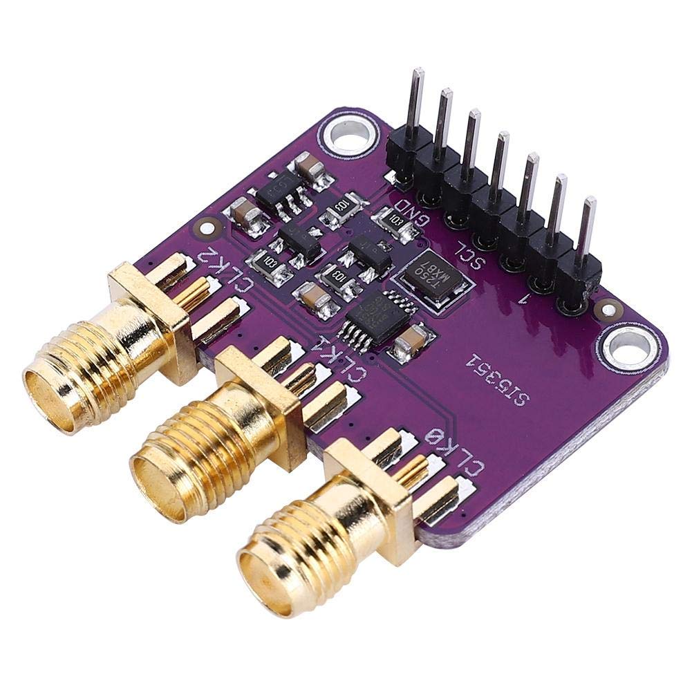 Scheda di Breakout del Generatore di Clock, CJMCU-5351 Si5351A Clock Splitter Generator Signal Component 8KHz-160MHz Componente Elettronico