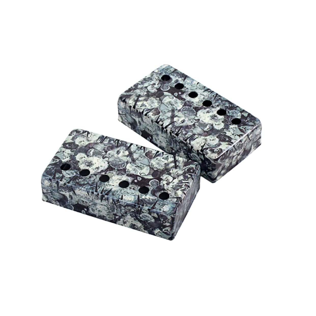 Kisangel 6holes Copper Pickup Cover Acoustic Guitar Pickguard Pickups Humbucker Cover