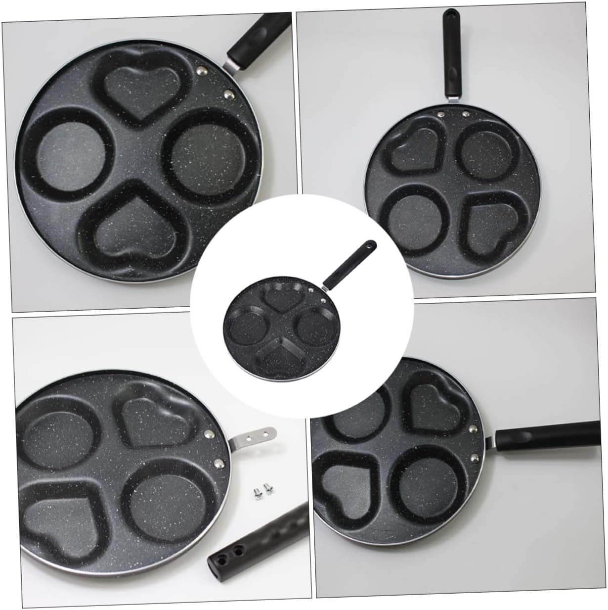 Non-stick Fried Egg Pan Breakfast Cooking Pan Nonstick Omelette Maker Heat Insulation Handle