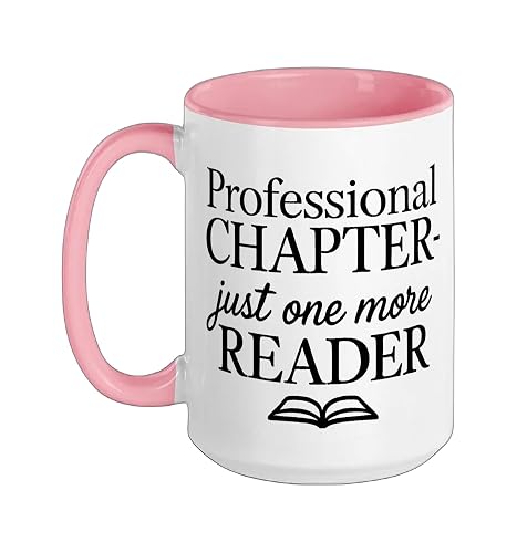 Book Lover Mug Just One More Chapter Reader Coffee Ceramic