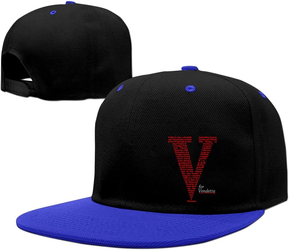 Hodgefelix V For Vendetta 2005 Thriller Action Dad Hats RoyalBlue One Size