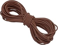 Vista 69 de PATIKIL Cuerda elástica elástica de 109 yardas (328.1 ft), cuerda elástica pesada de 0.059 in, albaricoque para manualidades, correas de gancho