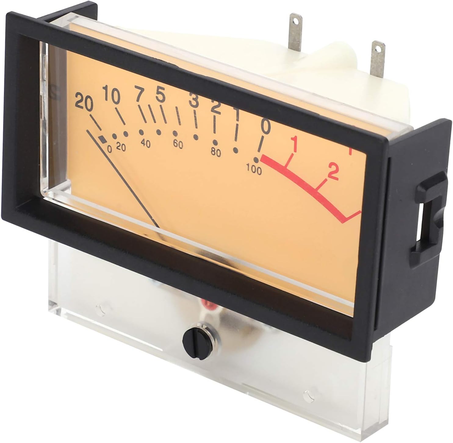 Cryfokt TN-73-HS-9213H VU Meter Power Amplifier Level Meter Testing Tool for Car Audio, 2.44x2.2x3.31in