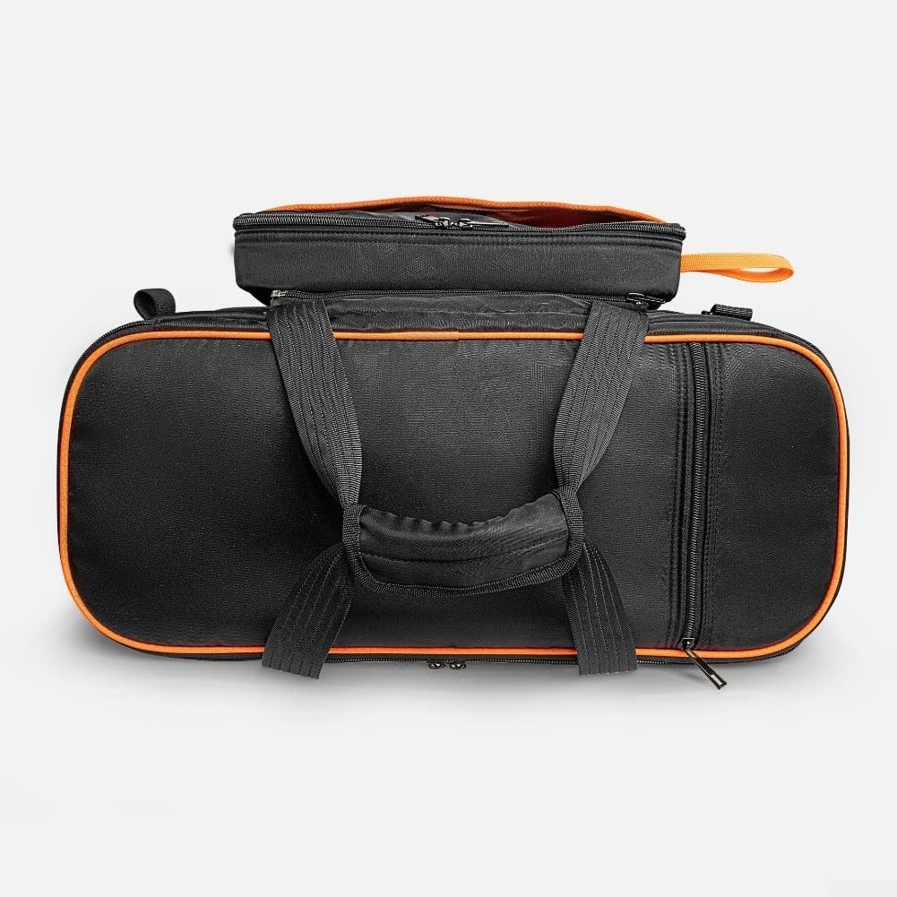 Étui de transport pour enceinte JBL Party Box On-The-Go 2 — Sac fourre-tout de voyage en tissu Oxford avec bandoulière réglable, compatible avec haut-parleur + accessoires