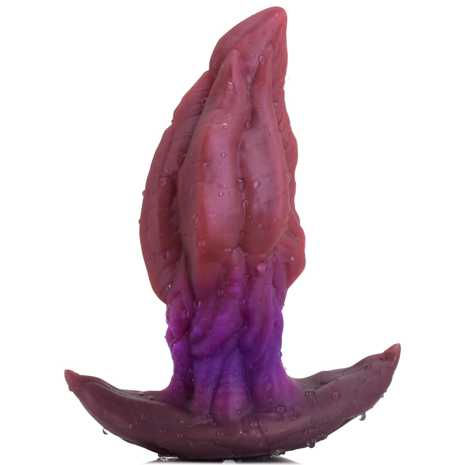 Anal Plug Butt Plug with Safe T-Base Mixed-Color Silicone Prostate Massager Monster Dilator Sex Toy for Women Men